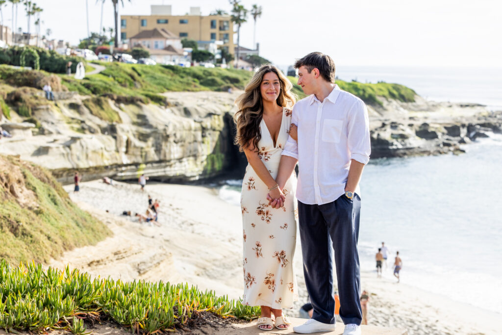 La Jolla Proposal Photographer | Blake + Kimberly beach engagement elleGphoto 2